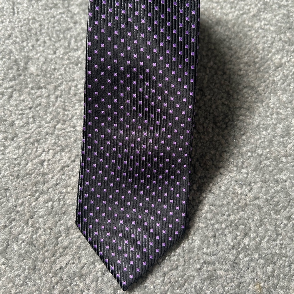 Men's Purple Dress Shirt and tie set - Picture 6 of 8